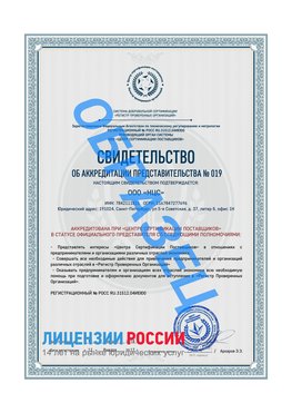 Свидетельство аккредитации РПО НЦС Сургут Сертификат РПО